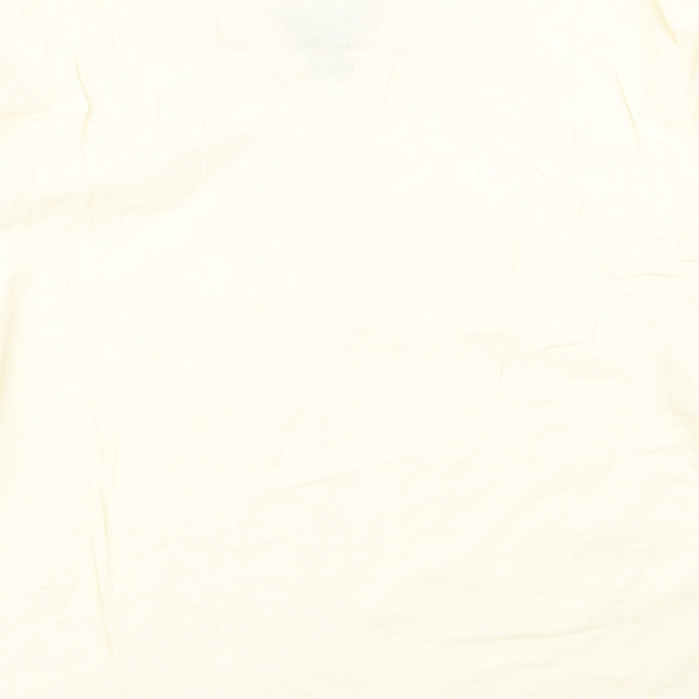 Womens UK Size XL Preworn Beige Basic Blouse