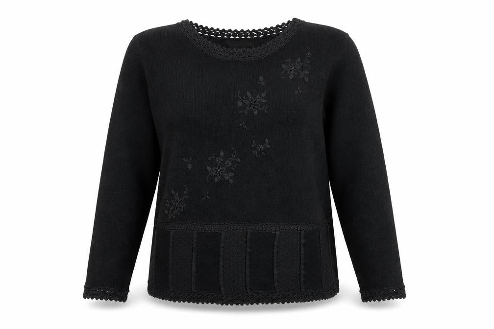 Womens UK Size M ellie louise Black Pullover Jumper