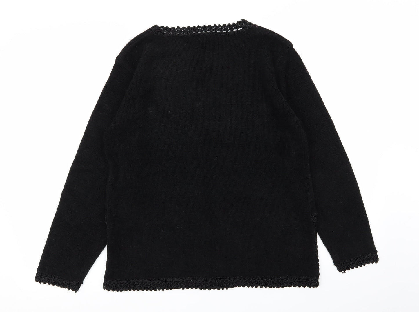 Womens UK Size M ellie louise Black Pullover Jumper
