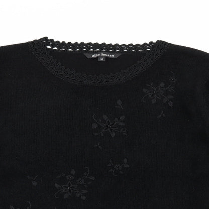 Womens UK Size M ellie louise Black Pullover Jumper
