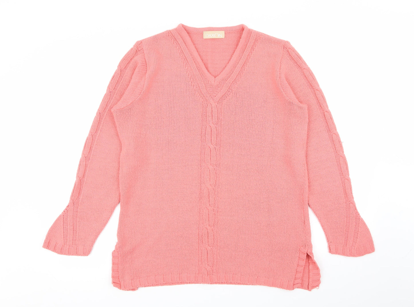 Daxon Womens Pink   Pullover Jumper Size 14