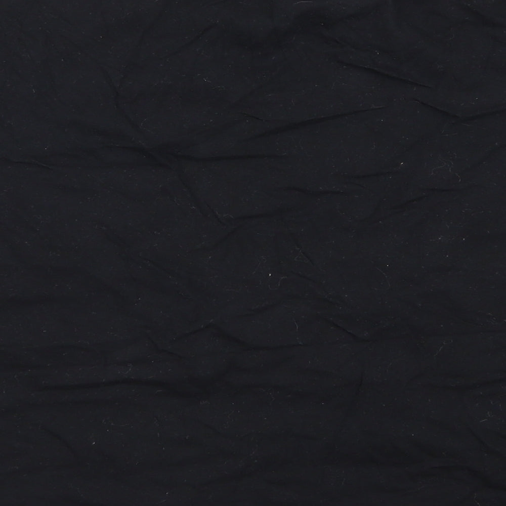 Womens UK Size L New Look Black Basic T-Shirt