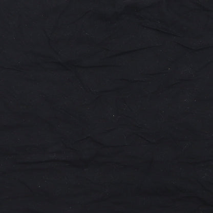 Womens UK Size L New Look Black Basic T-Shirt