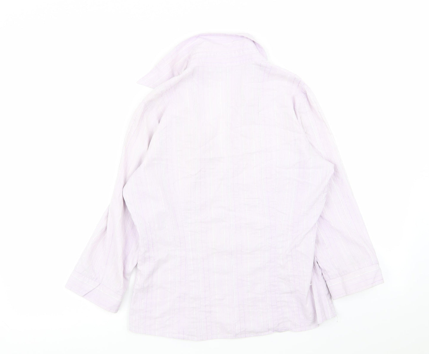 Womens UK Size 10 M&S Purple Basic Blouse
