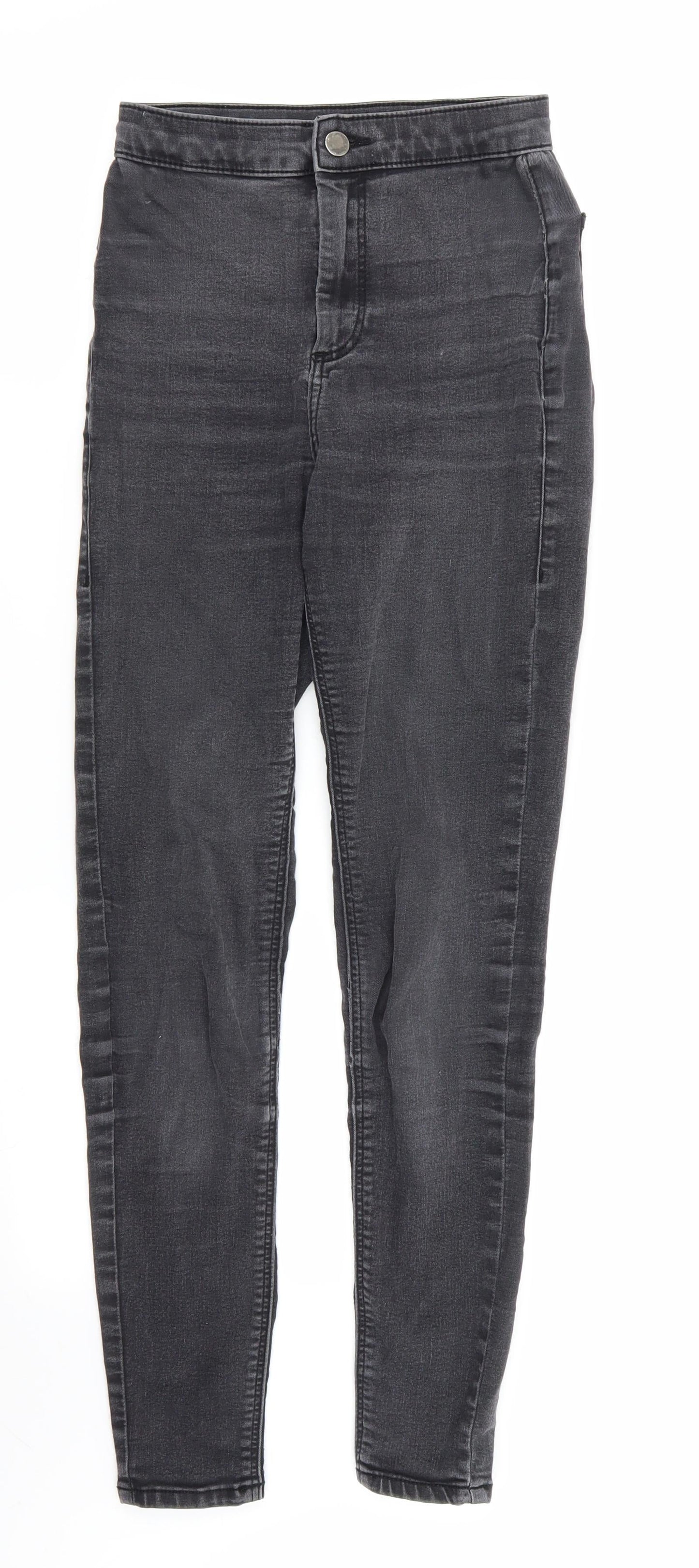 Topshop Womens Grey   Skinny Jeans Size 25 in L32 in