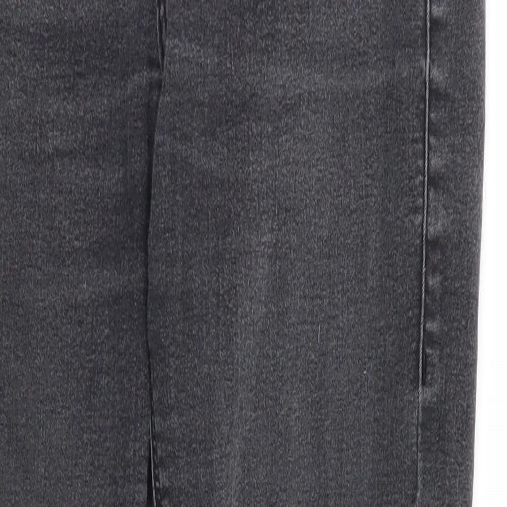 Topshop Womens Grey   Skinny Jeans Size 25 in L32 in