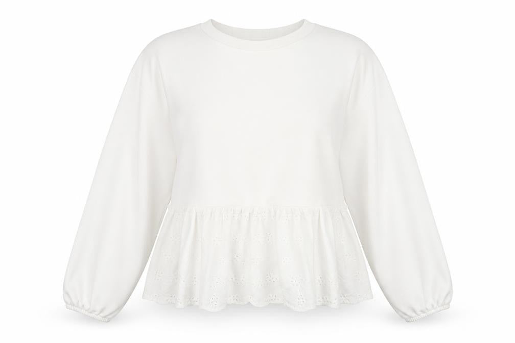 Womens UK Size 14 Primark White Pullover Jumper