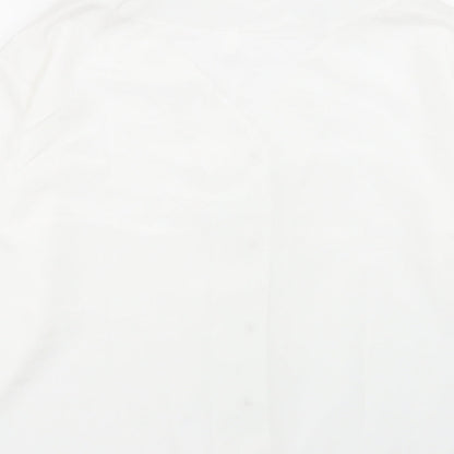 Preworn Womens White   Basic Button-Up Size L