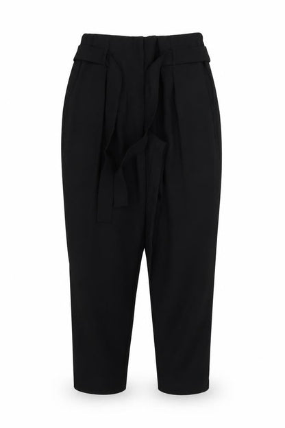 Womens UK Size 8 River Island Regular Fit Rain Trousers Black Trousers