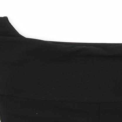 Womens UK Size 6 River Island Black Basic Tank