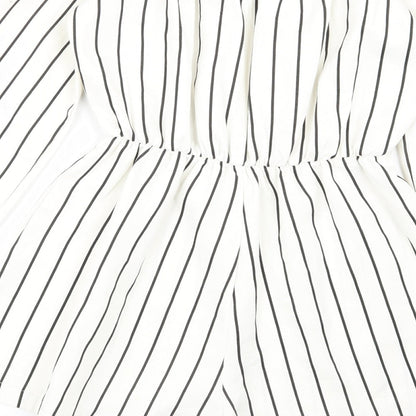 PLT Womens Multicoloured Striped  Playsuit One-Piece Size 8