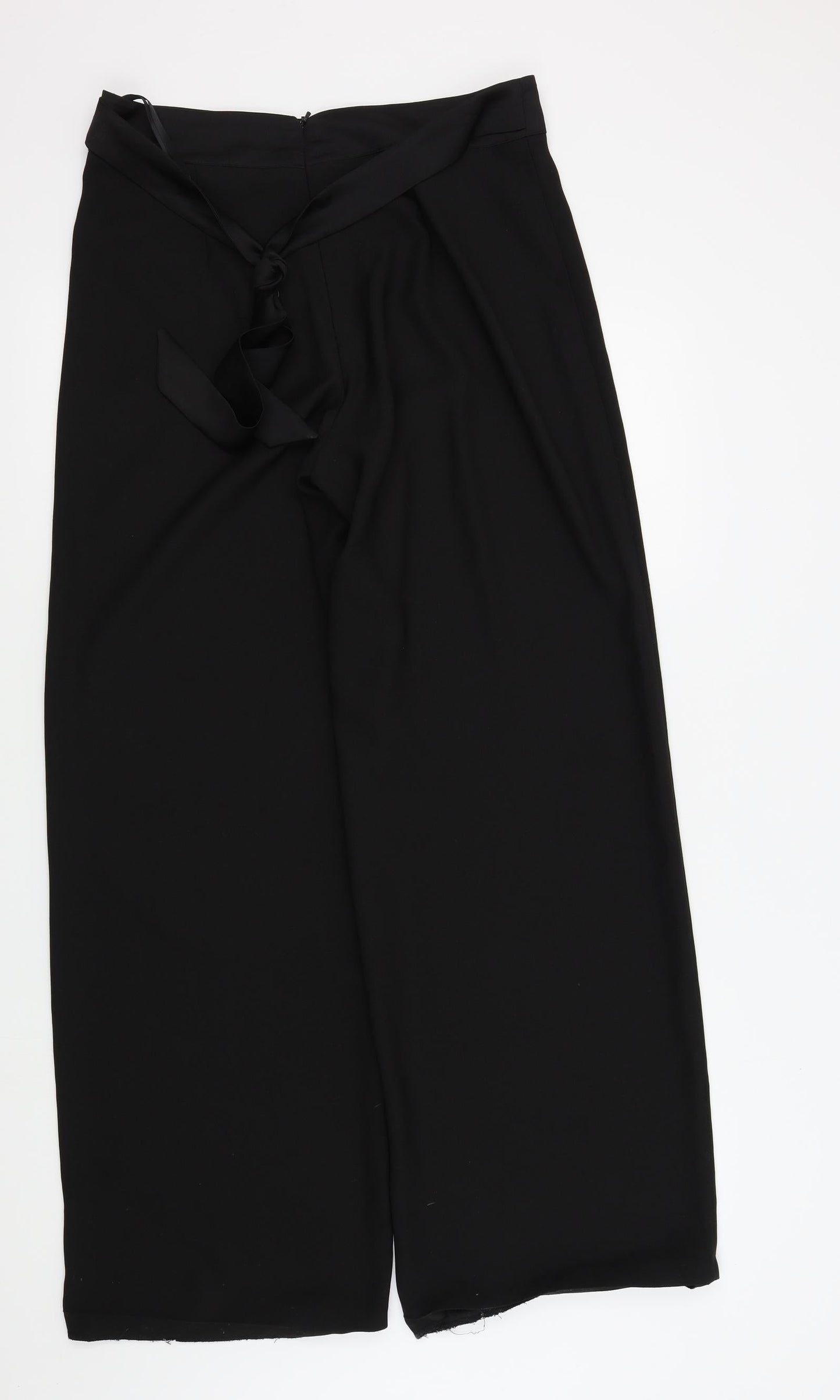 Womens UK Size 10 Papaya Regular Fit  Black Trousers