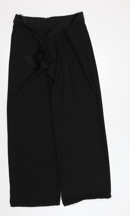 Womens UK Size 10 Papaya Regular Fit  Black Trousers
