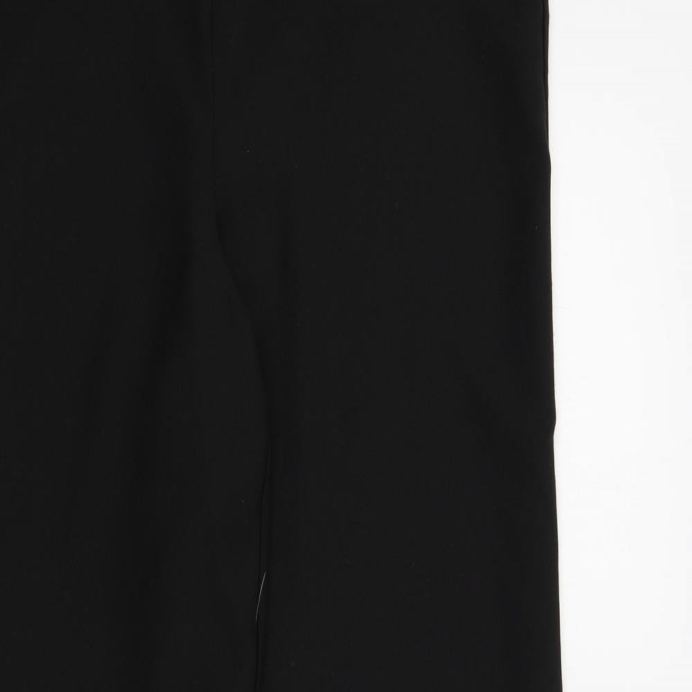 Womens UK Size 10 Papaya Regular Fit  Black Trousers