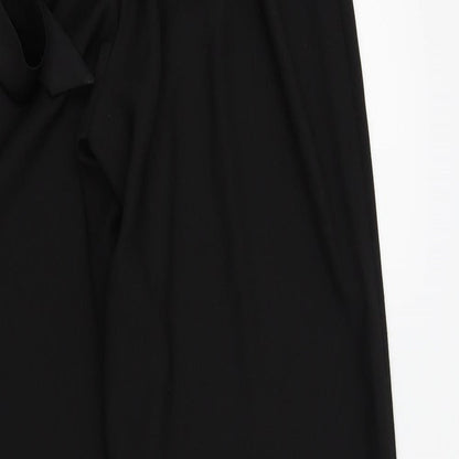 Womens UK Size 10 Papaya Regular Fit  Black Trousers