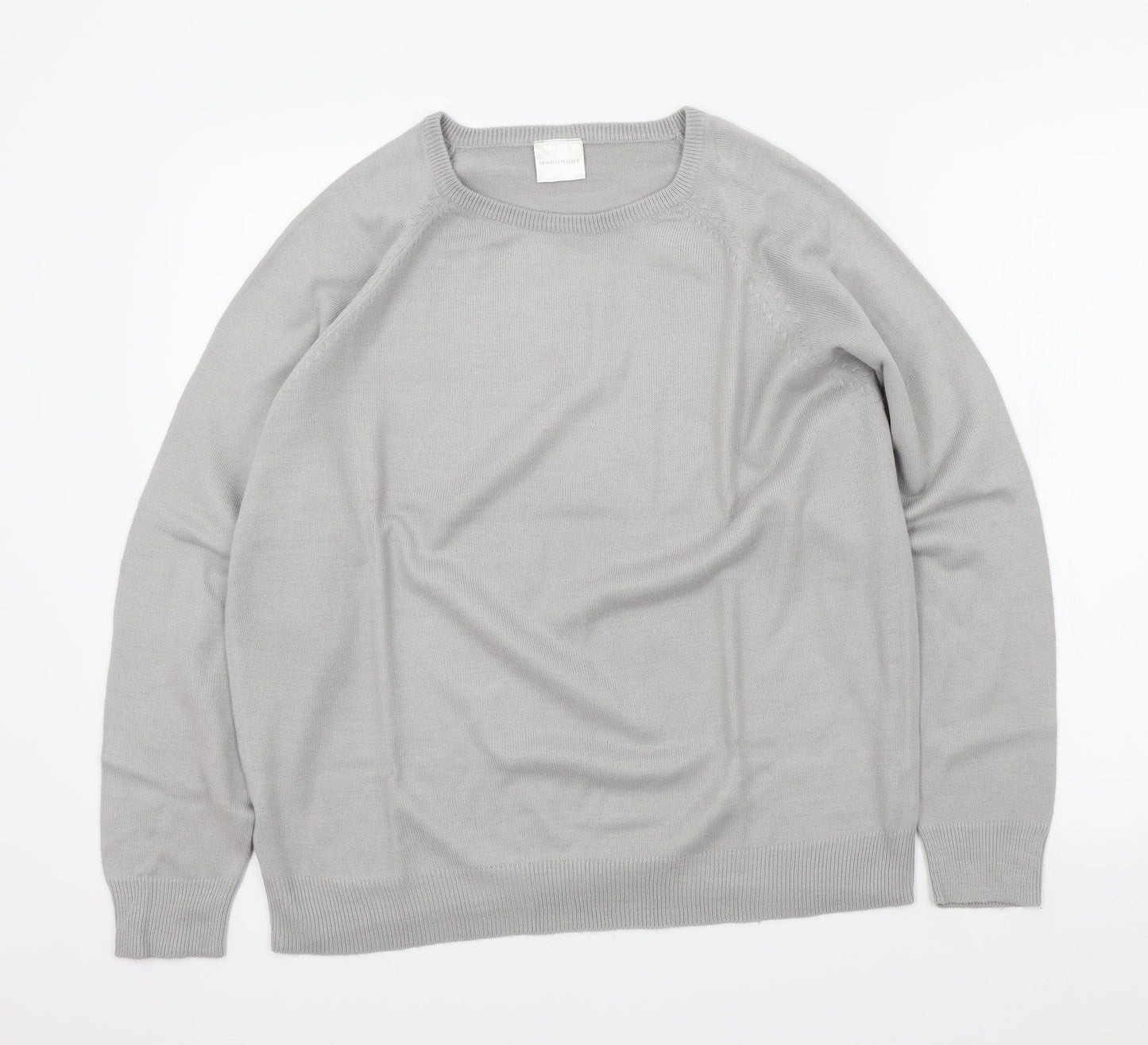 Womens UK Size 14 Wardrobe Grey Pullover Jumper