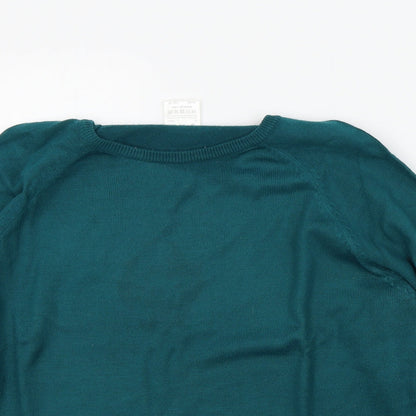 Womens UK Size 12 Wardrobe Green Pullover Jumper