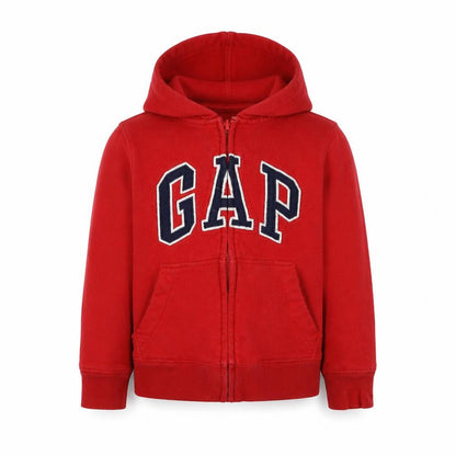 Gap Boys Red Colourblock  Full Zip Jumper Size XS