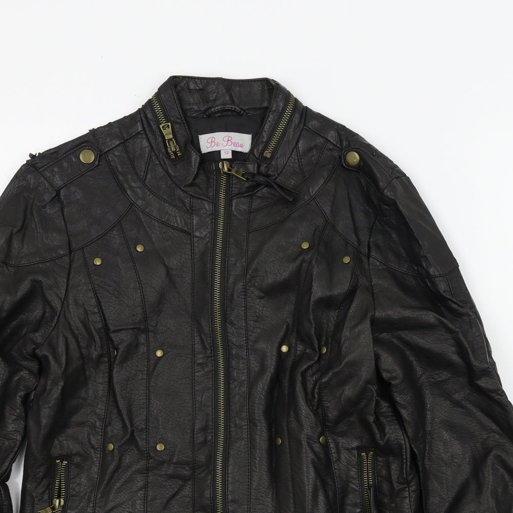 Womens UK Size 12 be beau Black Jacket