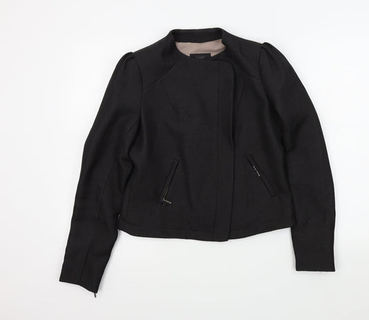 Coast Womens Black Colourblock  Jacket Blazer Size 10