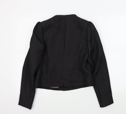 Coast Womens Black Colourblock  Jacket Blazer Size 10