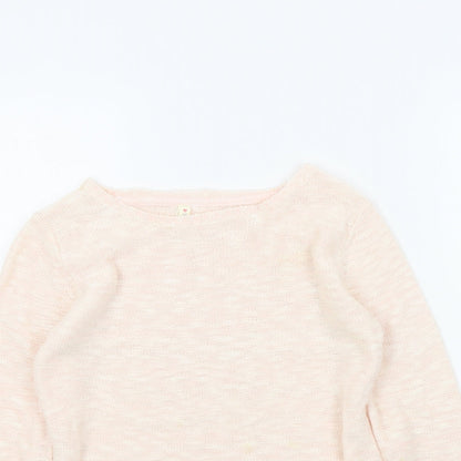 YD Girls Pink Colourblock  Pullover Jumper Size 11-12 Years