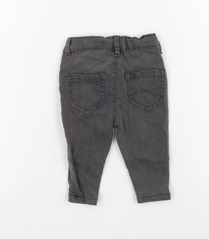 Disney Baby Boys Grey   Cargo Trousers Size 3-6 Months