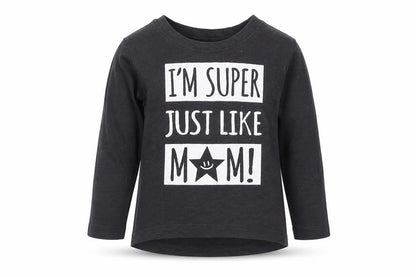Pep&Co Boys Grey Colourblock  Pullover Jumper Size 18-24 Months