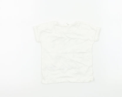 NEXT Baby White   Basic T-Shirt Size 6-9 Months