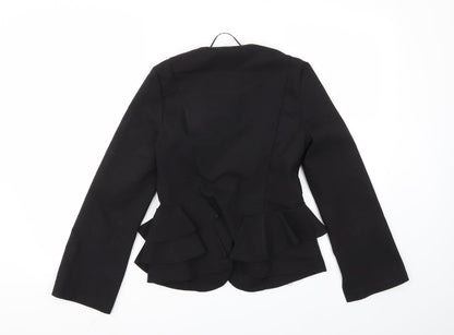 Topshop Womens Black   Jacket Blazer Size 8