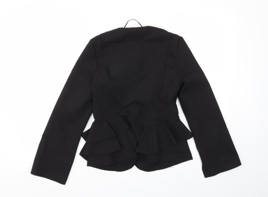 Topshop Womens Black   Jacket Blazer Size 8