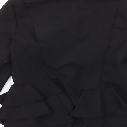 Topshop Womens Black   Jacket Blazer Size 8