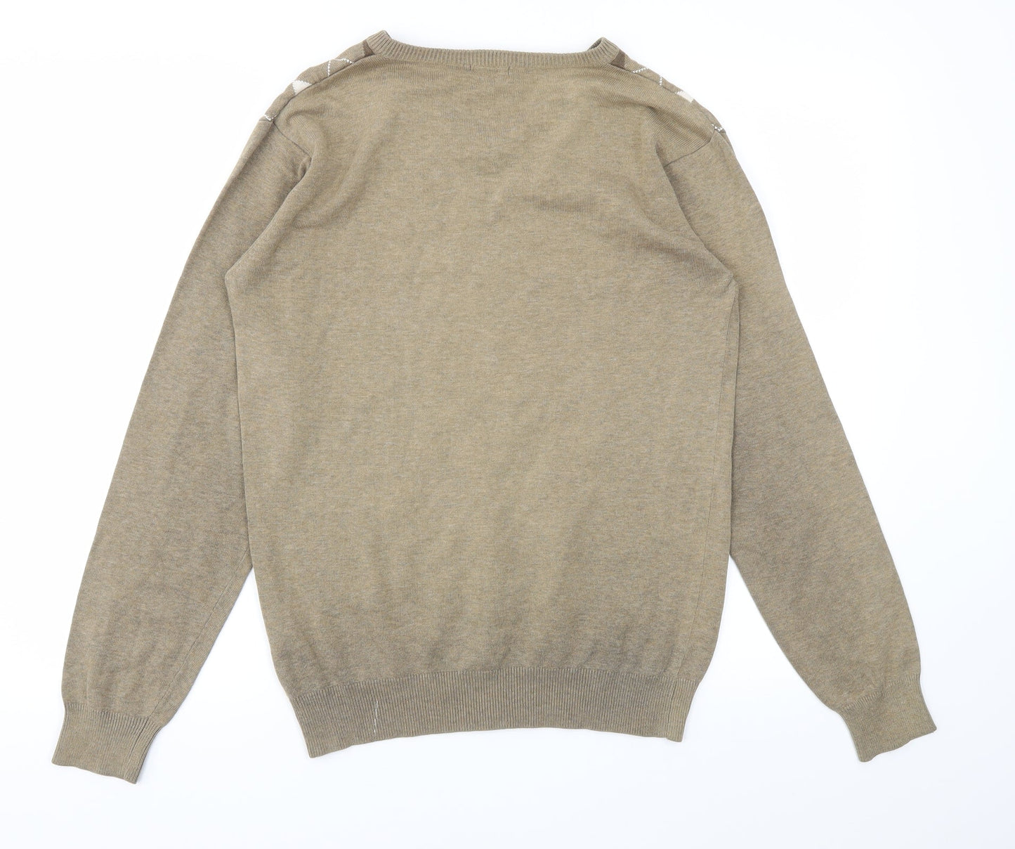 Mens UK Size S Easy Brown Pullover Sweatshirt