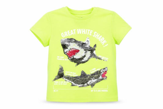 URBAN DEPT Boys Yellow Animal Print  Basic T-Shirt Size 6 Years
