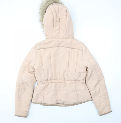 H&M Womens Pink   Jacket Coat Size 6