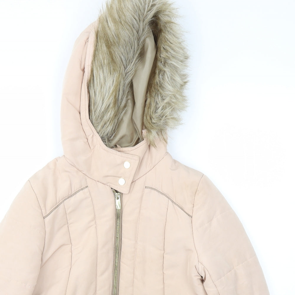 H&M Womens Pink   Jacket Coat Size 6