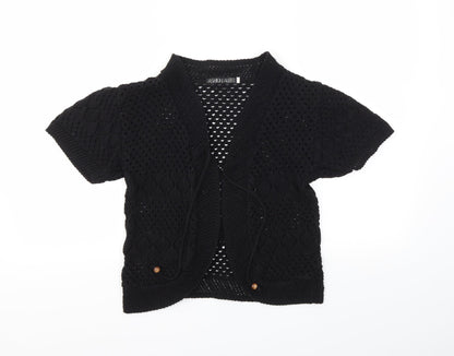 FASHION ALBERT Womens Black   Cardigan Jumper Size S