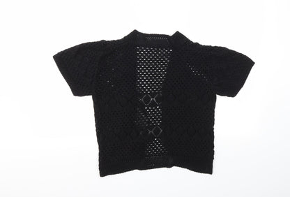 FASHION ALBERT Womens Black   Cardigan Jumper Size S