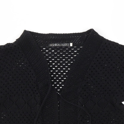 FASHION ALBERT Womens Black   Cardigan Jumper Size S