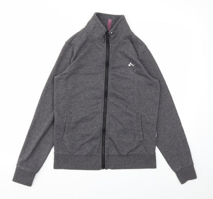 Womens UK Size M ONLY Grey Full Zip Jumper