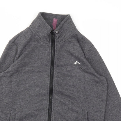 Womens UK Size M ONLY Grey Full Zip Jumper