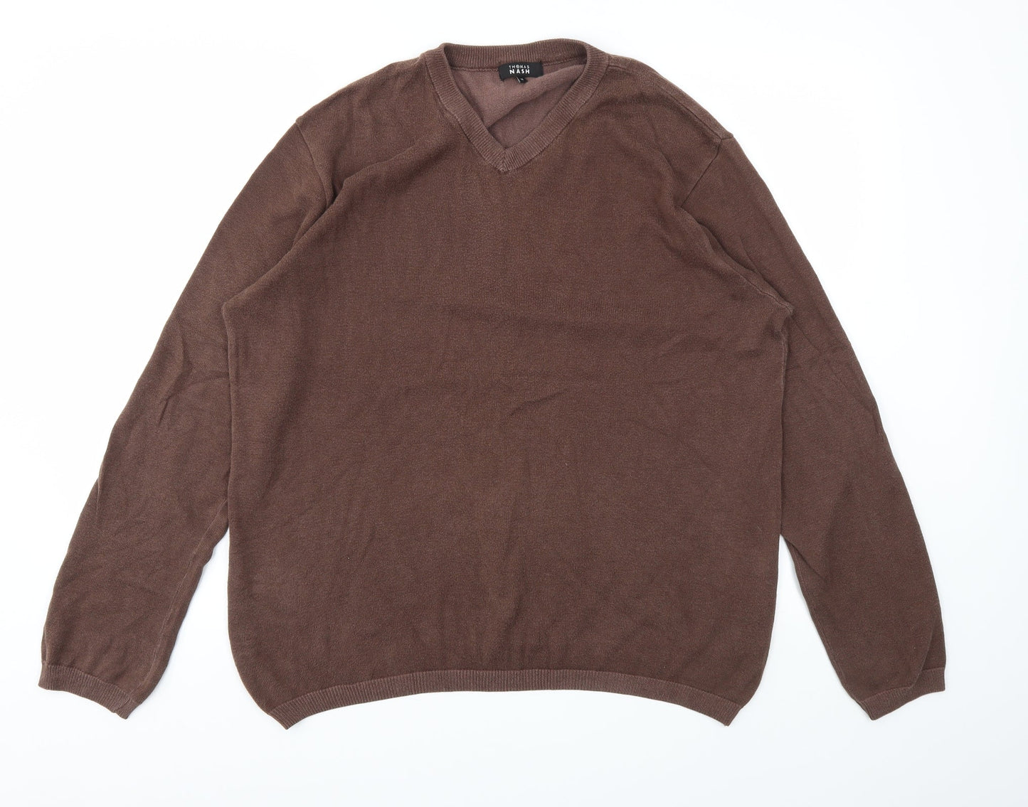 Mens UK Size M Debenhams Brown Pullover Sweatshirt