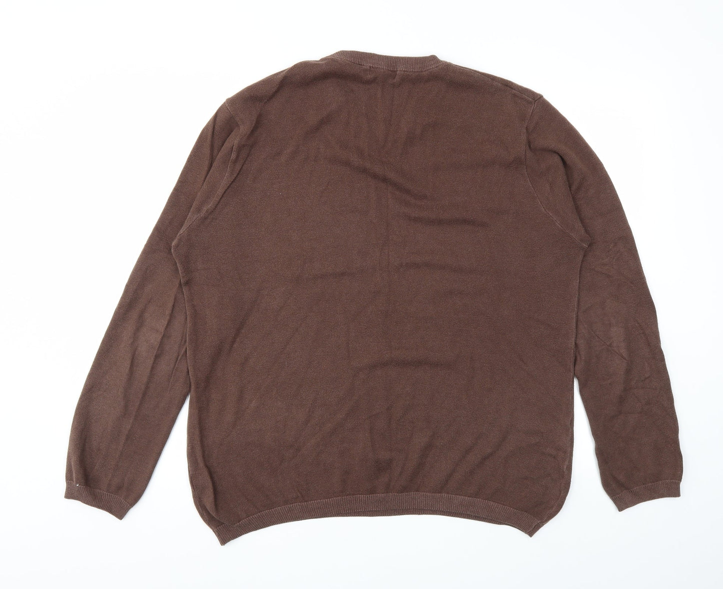 Mens UK Size M Debenhams Brown Pullover Sweatshirt