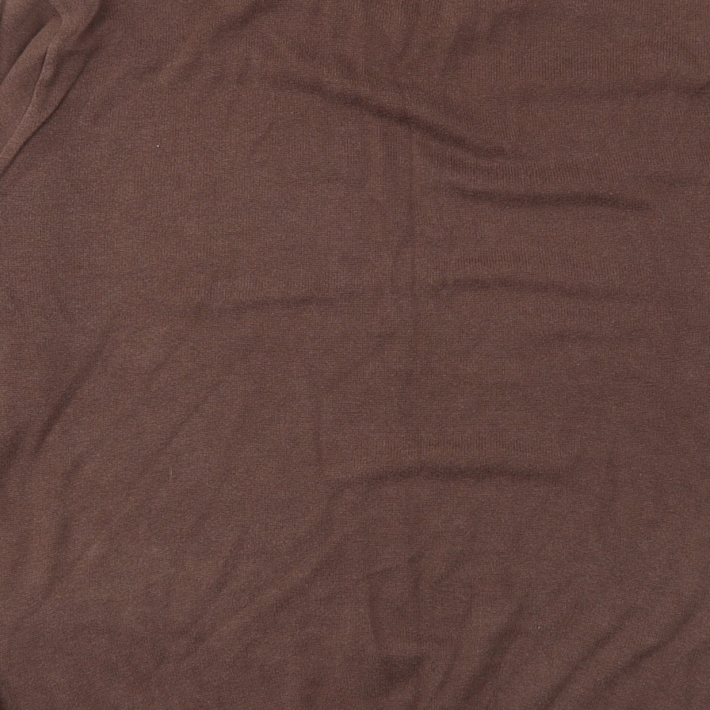 Mens UK Size M Debenhams Brown Pullover Sweatshirt