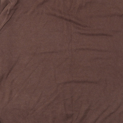 Mens UK Size M Debenhams Brown Pullover Sweatshirt