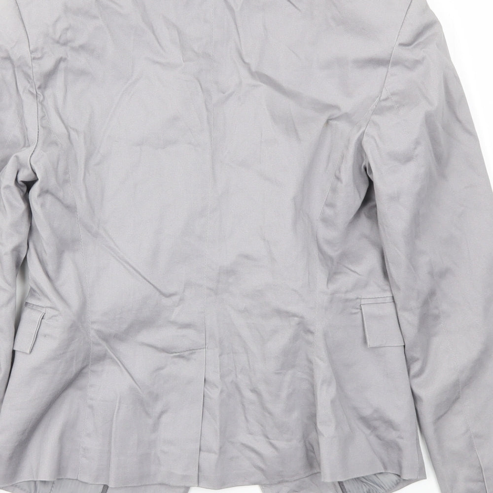 New Look Womens Grey   Jacket Blazer Size 10