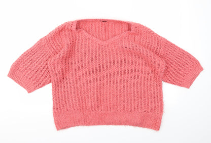 F&F Womens Pink   Pullover Jumper Size 18