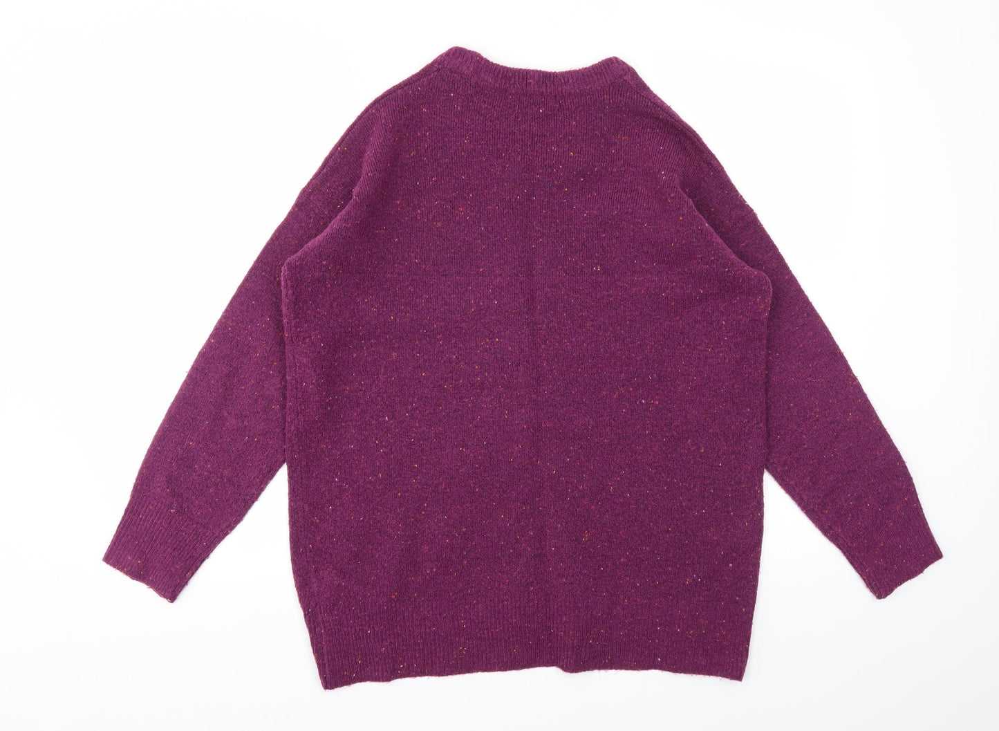 Nutmeg Womens Purple   Pullover Jumper Size 12