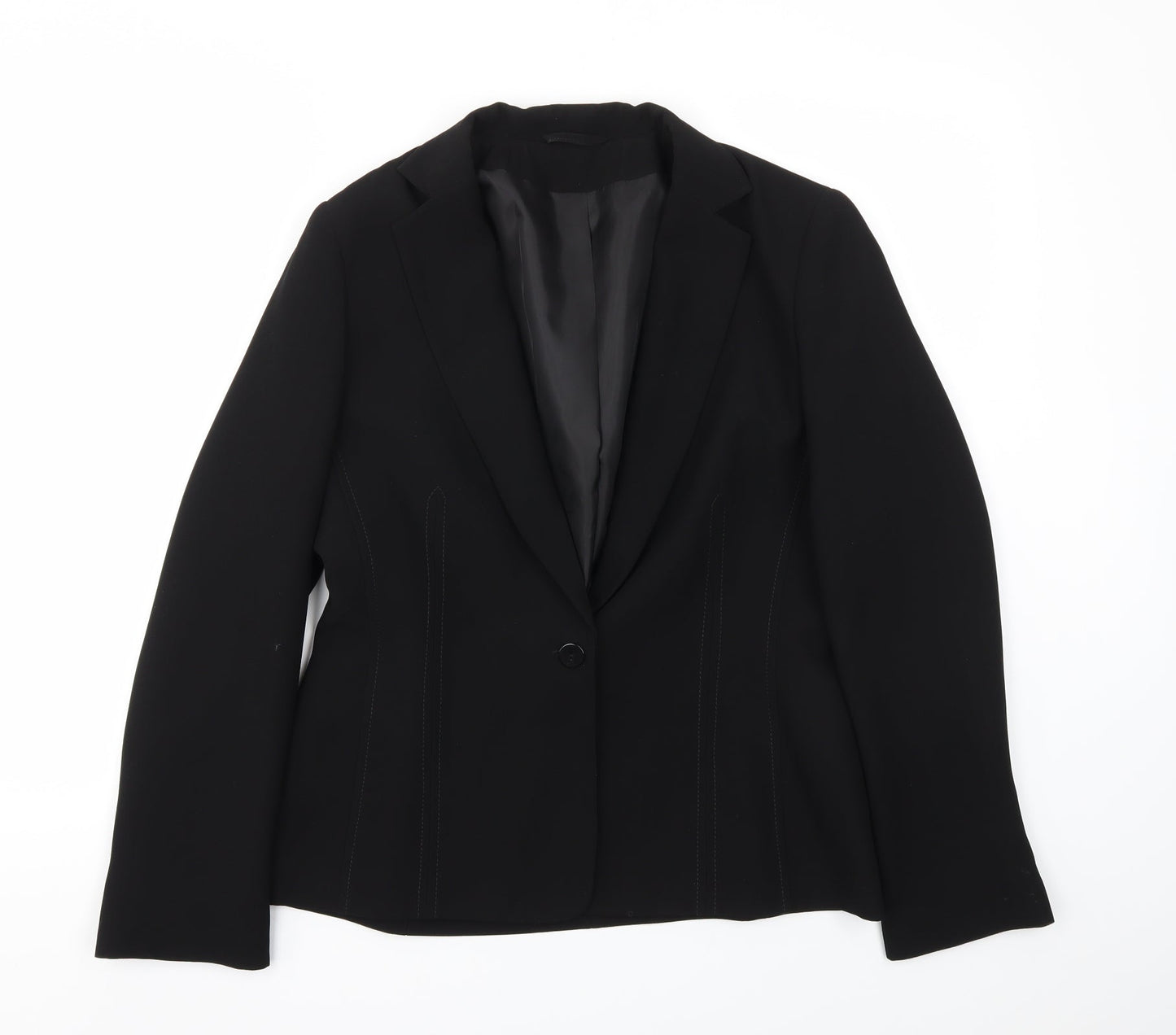 Dorothy Perkins Womens Black Ombré  Jacket Blazer Size 14