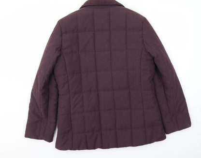 Womens UK Size 12 M&S Purple Jacket